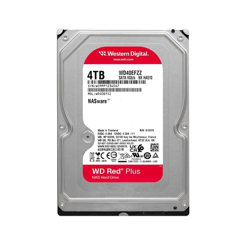 Ổ cứng Western Digital Red Plus 4TB 3.5 inch 128MB Cache 5400RPM WD40EFZZ