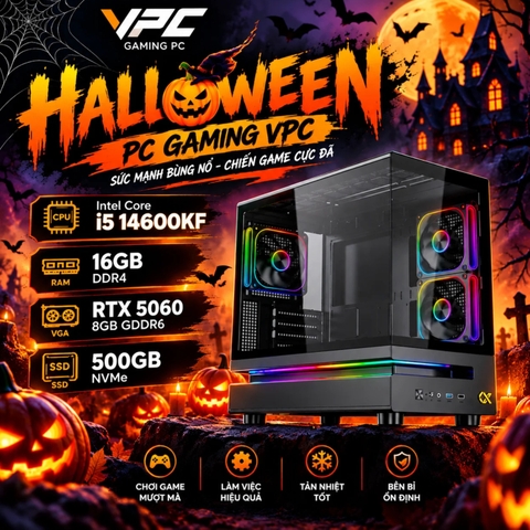 PC GAMING VPC CORE I5 14600KF I 16GB I RTX 5060 8GB I SSD 500GB