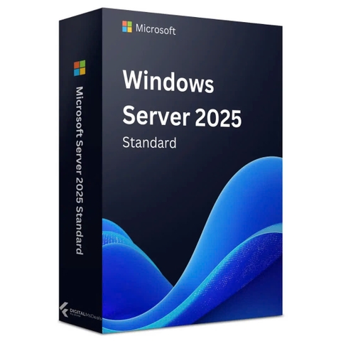 Phần mềm Windows Server Standard 2025 64Bit English 1pk DSP OEI DVD 16 Core EP2-25187