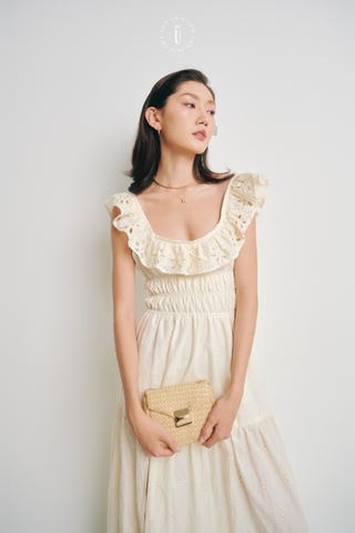 Eyelet Maxi Dress