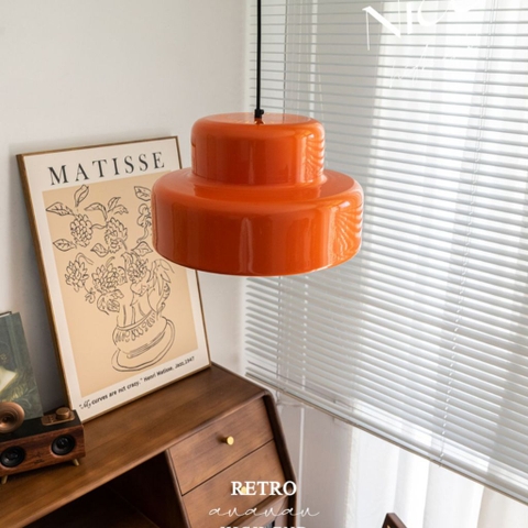 Đèn treo thả bàn ăn ORANGE LAMP trang trí nhà phong cách Bắc Âu - DPB09