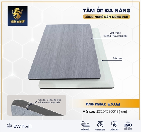 Tấm ốp than tre Ewin EX03