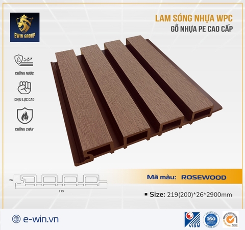 Lam 4 sóng nhựa WPC