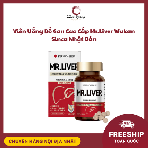 Viên Uống Bổ Gan Cao Cấp Mr.Liver Wakan Sinca Nhật Bản