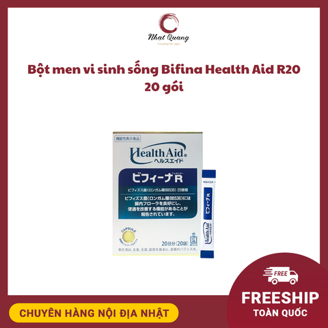 Bột men vi sinh sống Bifina Health Aid R20 20 gói