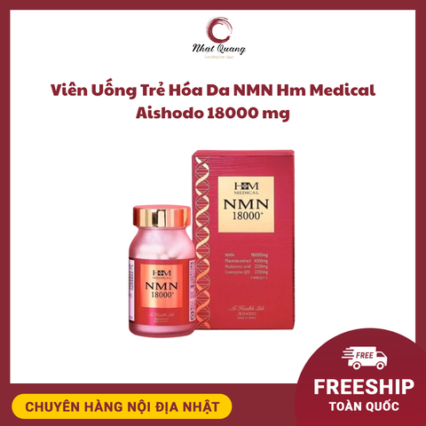 Viên Uống Trẻ Hóa Da NMN Hm Medical Aishodo 18000 mg