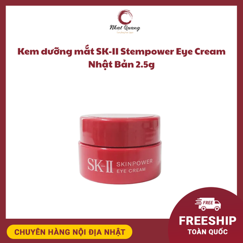 Kem dưỡng mắt SK-II Stempower Eye Cream Nhật Bản, 2.5g, nội địa Nhật