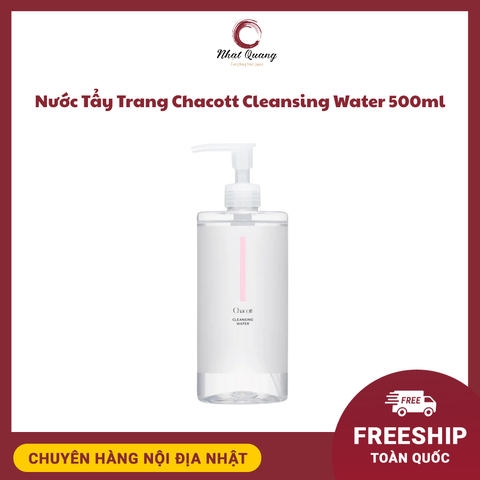 Nước Tẩy Trang Chacott Cleansing Water 500ml