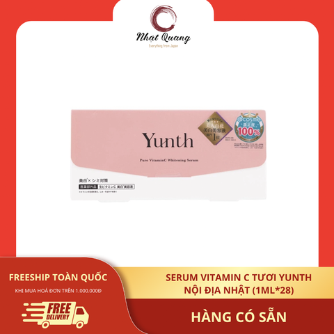 Serum Vitamin C tươi Yunth nội địa Nhật (1ml*28)