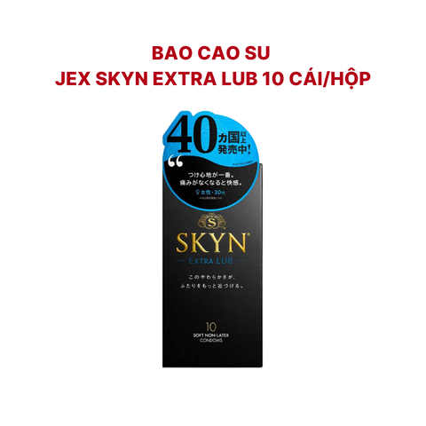Bao cao su Jex Skyn Extra Lub 10 cái/hộp