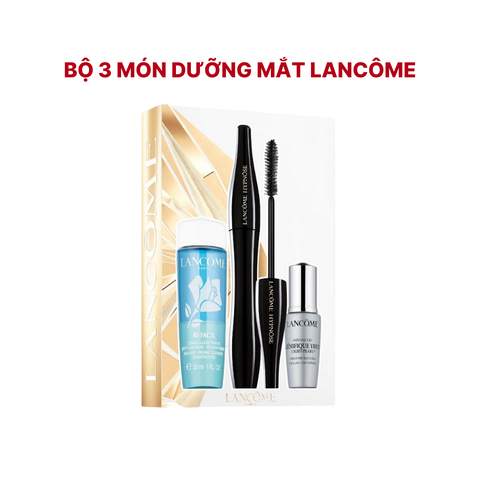 Bộ 3 món dưỡng mắt Lancôme ( Mascara 6,2 ml + Nước tẩy trang mắt Bi-Facil 30 ml + Serum 5 ml )