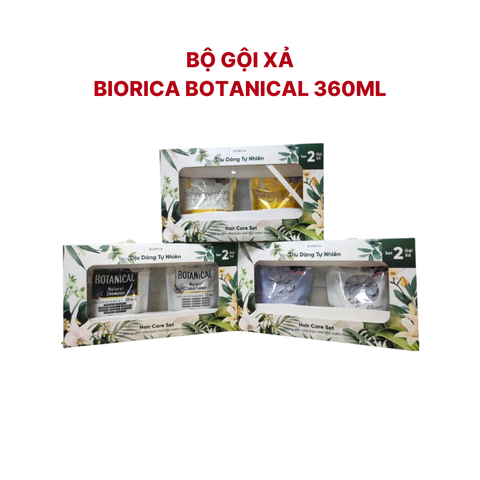 Bộ Gội Xả Biorica Botanical 360ml