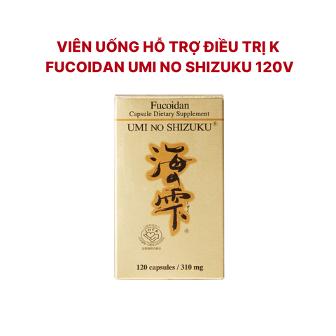 Fucoidan Vàng 120 Viên Hỗ Trợ Điều Trị Ung Thư