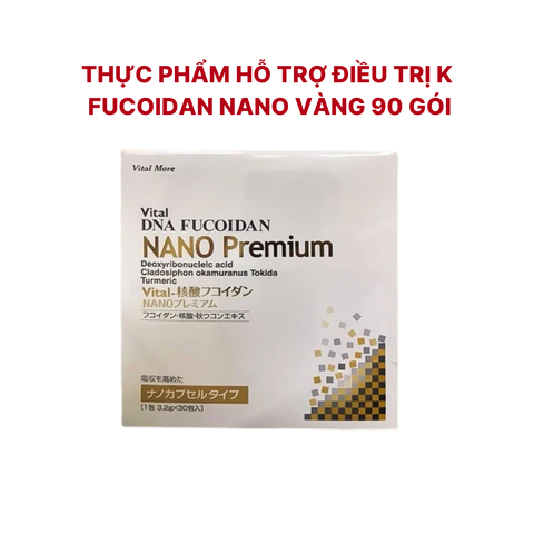 Thực Phẩm Hỗ Trợ Điều Trị Ưng Thư Fucoidan Nano Vàng 90 Gói