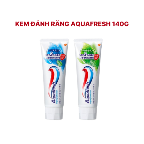 Kem đánh răng Aquafresh Nhật Bản Mild Mint - Màu Xanh Lá