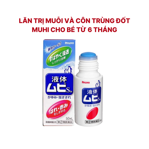 Lăn Trị Muỗi Muhi Cho Bé