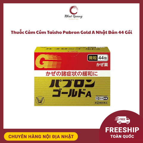 Thuốc Cảm Cúm Taisho Pabron Gold A Nhật Bản 44 Gói