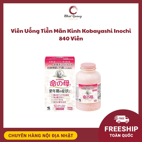 Viên Uống Tiền Mãn Kinh Kobayashi Inochi 840 Viên