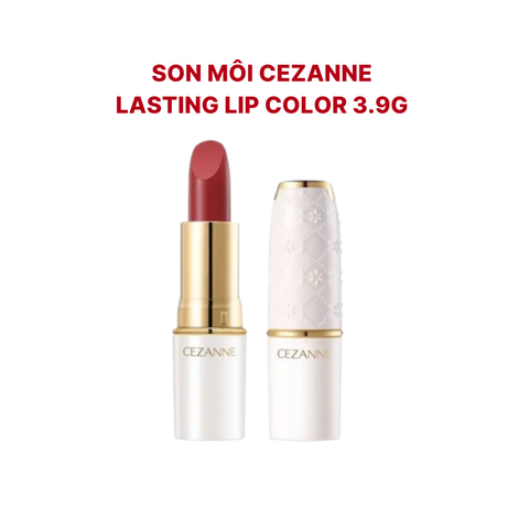 Son môi Cezanne Lasting Lip Color màu 501 - Đỏ cam ( 3.9g )
