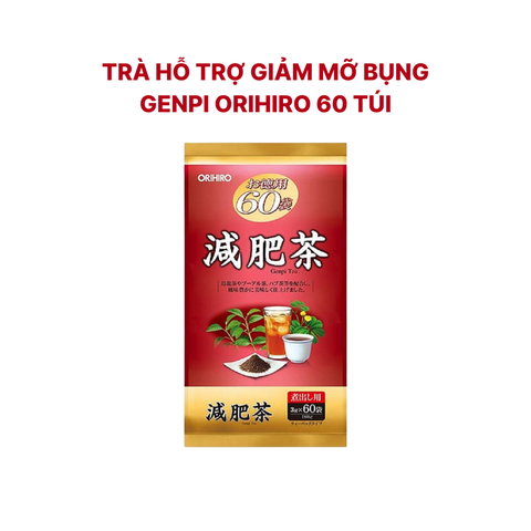 Trà Giảm Mỡ Bụng Genpi Orihiro 60 Gói