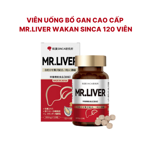 Viên Uống Bổ Gan Cao Cấp Mr.Liver Wakan Sinca Nhật Bản