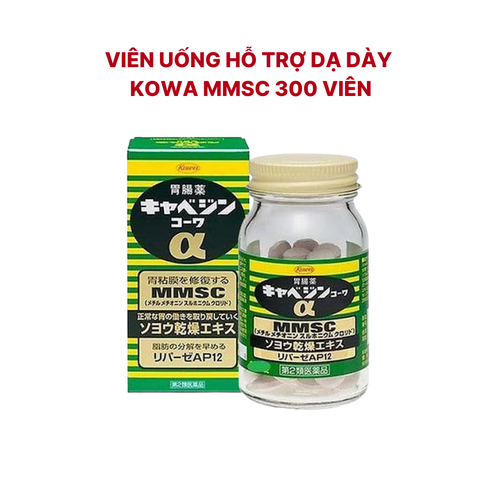 Viên Uống Hỗ Trợ Trị Đau Dạ Dày Kowa MMSC- 300 Viên