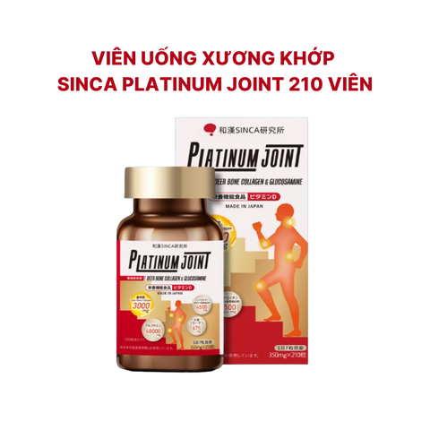 Viên uống xương khớp Sinca Platinum Joint chiết xuất cao hươu Hokkaido- Wakan Sinca Nhật Bản