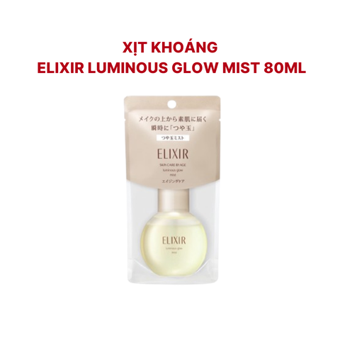 Xịt khoáng Elixir Luminous Glow Mist (80ml), nội địa Nhật