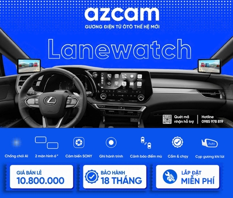 Gương điện tử Azcam Lanewatch