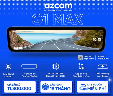 Gương Điện Tử Azcam G1 Max