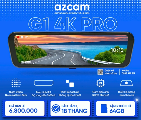 Gương Điện Tử Azcam G1 Pro