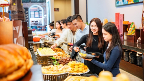 Cáp treo + Buffet khuyến mãi cho 9 tỉnh