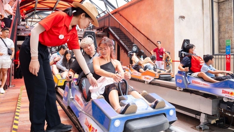 Vé Trò Chơi Máng Trượt 3 Lượt Bà Nà Hills