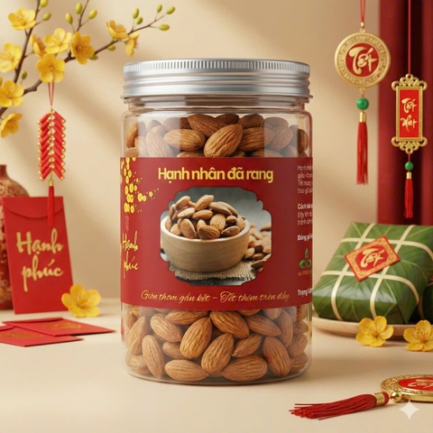 Hạt dinh dưỡng Hũ 750 - Quà tết đầu năm - Trao tình thâm, gửi sức khỏe [Nếu muốn đóng quà, chọn 6 hũ bất kỳ và Hộp quà đi kèm]