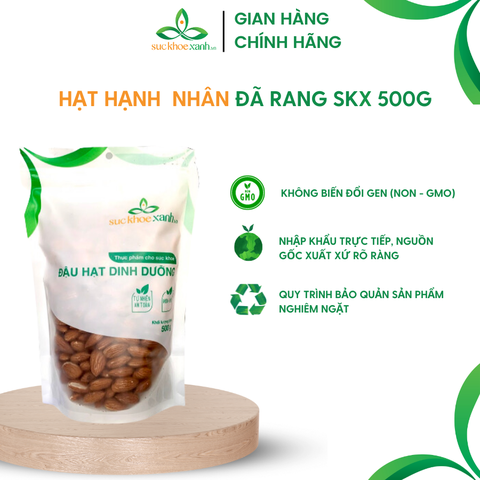 Hạt Hạnh nhân ăn liền Mỹ Túi 250g/500g