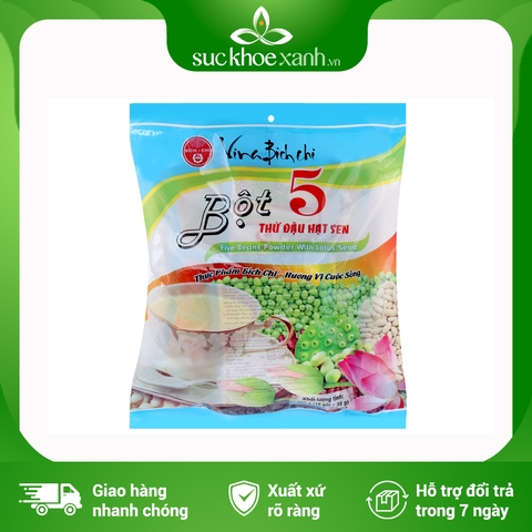 Bột 5 thứ Đậu Hạt sen có đường Bích Chi bịch 350g