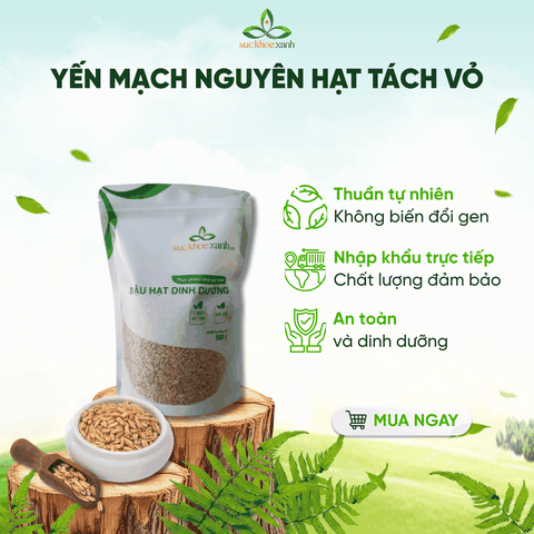 Yến Mạch Nguyên hạt, nguyên cám, đã tách vỏ – Nhập khẩu từ Canada – Healthy Eat, Dinh Dưỡng Cho Gia Đình