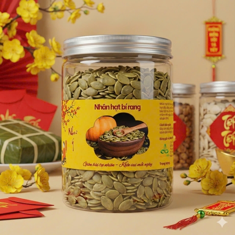 Hạt dinh dưỡng Hũ 750 - Quà tết đầu năm - Trao tình thâm, gửi sức khỏe [Nếu muốn đóng quà, chọn 6 hũ bất kỳ và Hộp quà đi kèm]