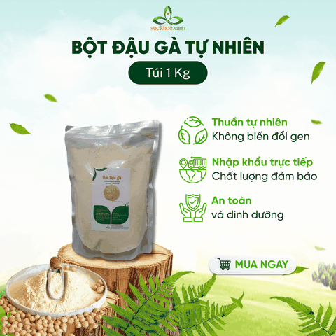 Bột Đậu gà Canada 1Kg - Giàu Protein, Bổ Sung Dinh Dưỡng Cho Người Ăn Chay & Tập Gym