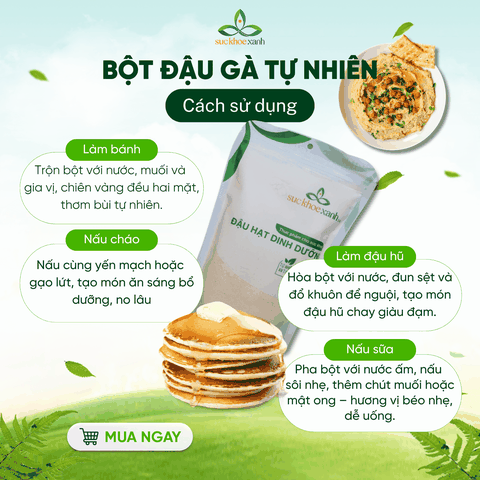 Bột Đậu gà Canada 250g -  Giàu Protein, Bổ Sung Dinh Dưỡng Cho Người Ăn Chay & Tập Gym