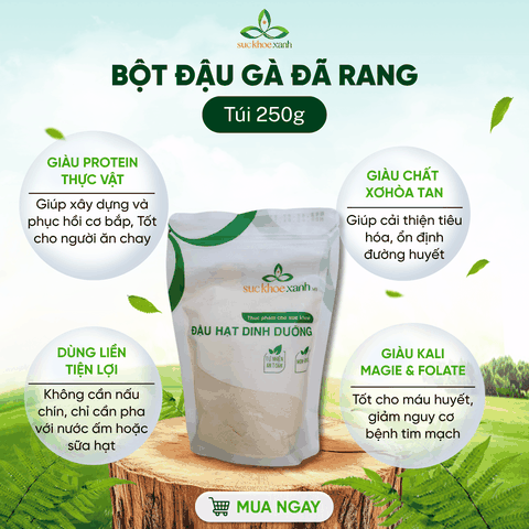 Bột Đậu gà Canada 250g -  Giàu Protein, Bổ Sung Dinh Dưỡng Cho Người Ăn Chay & Tập Gym
