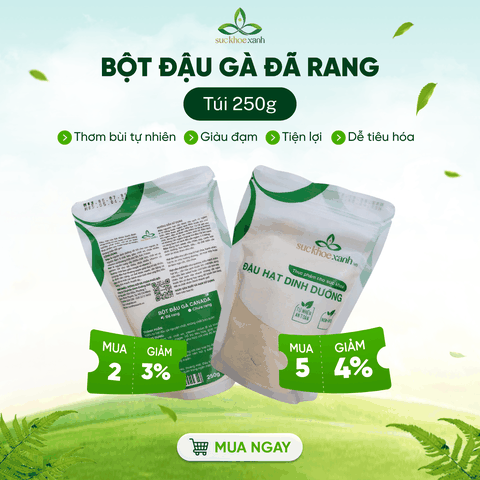 Bột Đậu gà Canada 250g -  Giàu Protein, Bổ Sung Dinh Dưỡng Cho Người Ăn Chay & Tập Gym