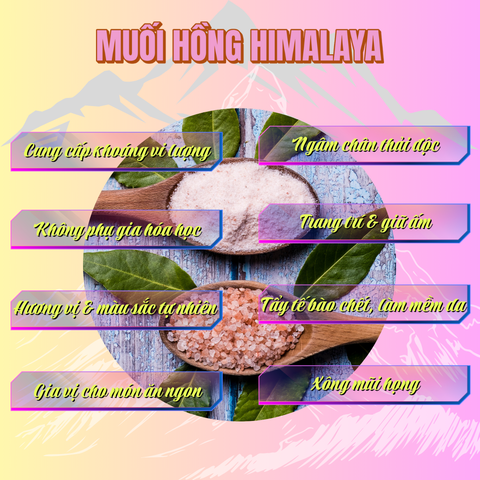 Muối Hồng Himalaya Dạng Mịn 200g – Khoáng Chất Tự Nhiên – Nấu Ăn, Chăm Sóc Da