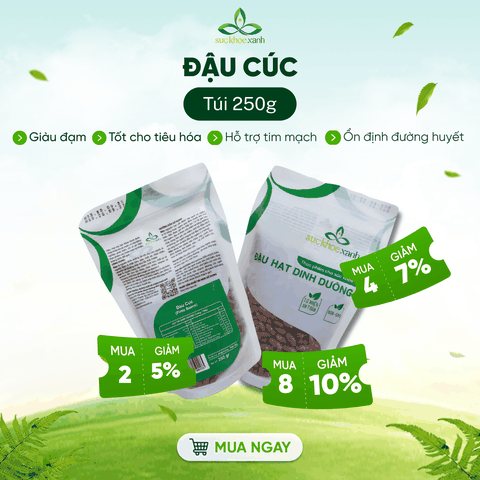Đậu Cúc Ấn Độ  250g - Hạt to tròn - Không biến đổi gen - Giàu đạm thực vật - Nấu chè, súp, salad