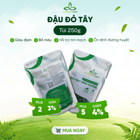 Đậu Đỏ Tây Myanmar 250g - Không biến đổi gen - Bổ sung dinh dưỡng - Thực dưỡng, ăn kiêng