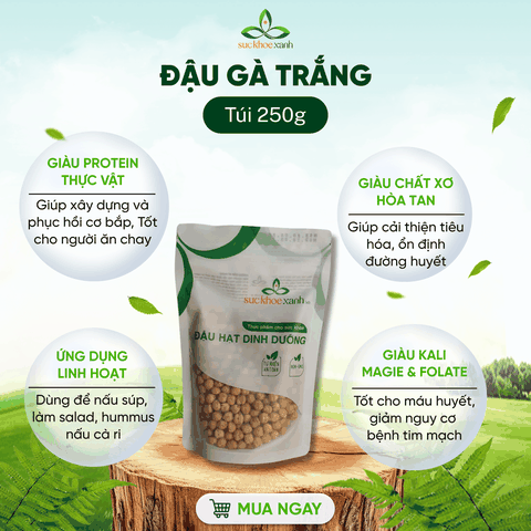 Combo 03- 1 Đậu Gà, 1 Đậu Lăng đỏ & 1 Đậu Hà lan xanh nguyên Hạt (mỗi túi 250g)