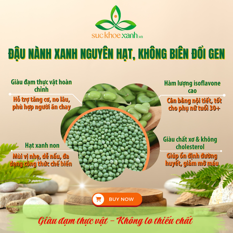 Đậu Nành xanh nguyên hạt, không biến đổi Gen, nhập khẩu từ Trung Quốc