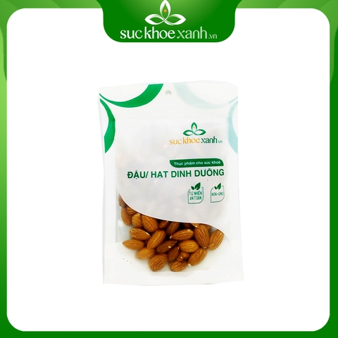 Hạt hạnh nhân tự nhiên (chưa rang) nhập khẩu từ Úc, Túi 100g