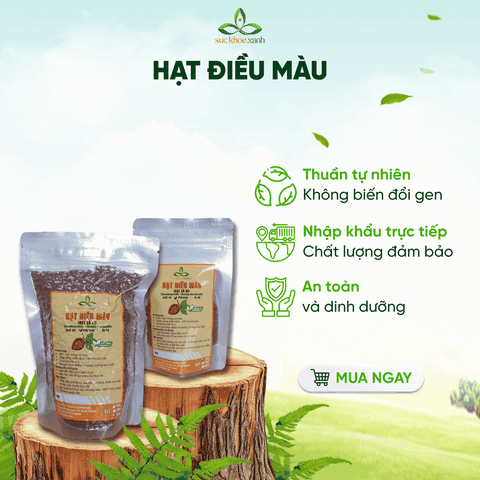Hạt điều màu – Gia vị tạo màu thực phẩm, 100% tự nhiên, không phẩm màu
