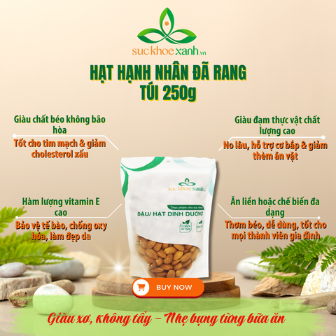 Hạt Hạnh nhân ăn liền Mỹ Túi 250g/500g